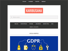 Tablet Screenshot of karibusana.org